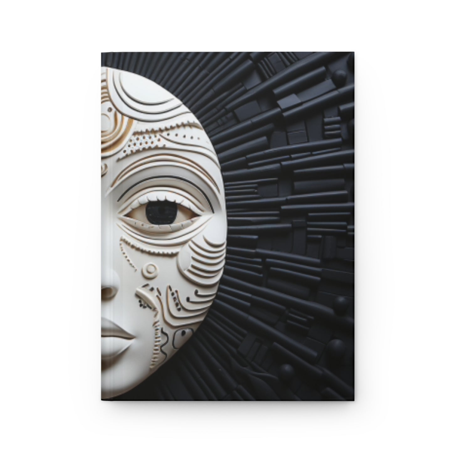 Elegance In Black: Melanated Hardcover Journal