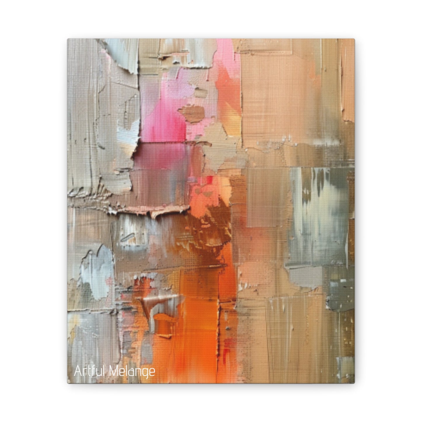 Primary Elegance: A Symphony of Sophistication Canvas Print