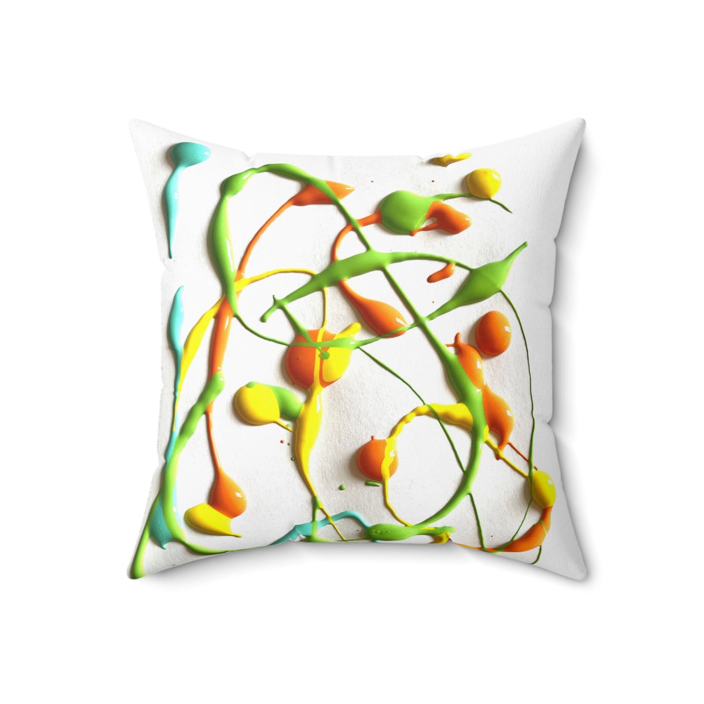 Artistic Abstractions: Abstract Acrylic Art Pillows Collection