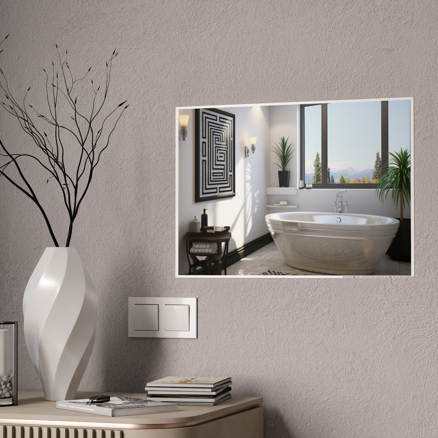 Cultural Elegance Bathscapes Poster Art