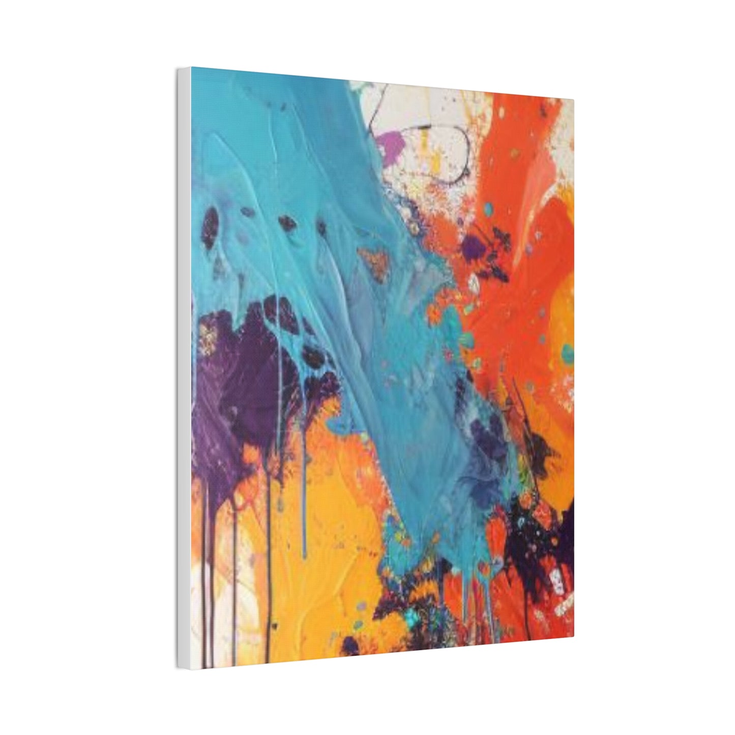 Primary Elegance: A Symphony of Sophistication Canvas Print