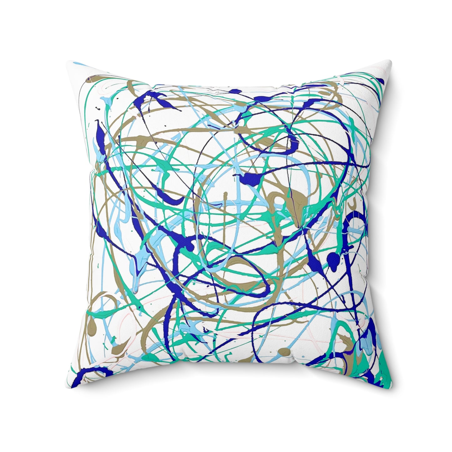 Artistic Abstractions: Abstract Acrylic Art Pillows Collection