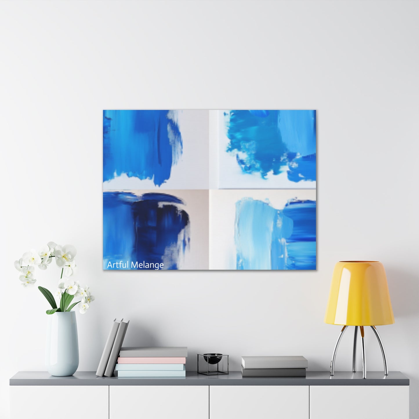 Acrylic Abstract Canvas Print - Richly Textured Artistry