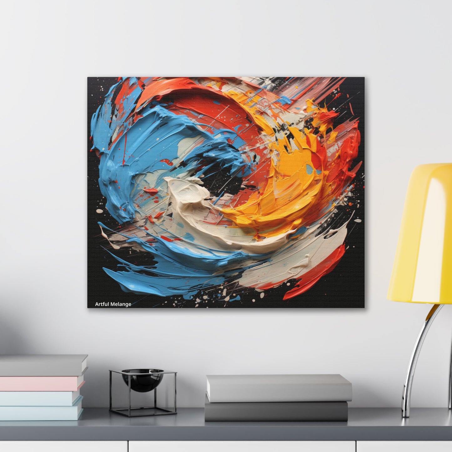 Acrylic Abstract  Canvas Print - Richly Textured Artistry