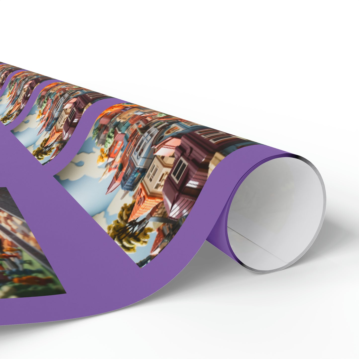 Brickopolis Wonders Children's Wrapping Paper