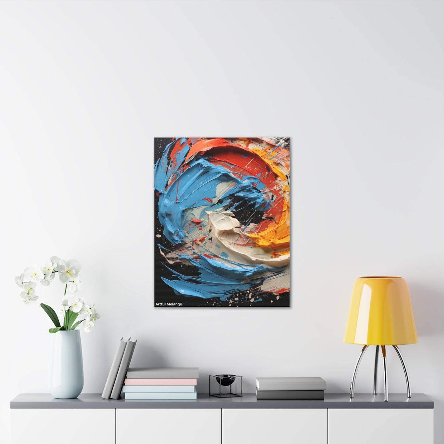 Acrylic Abstract  Canvas Print - Richly Textured Artistry