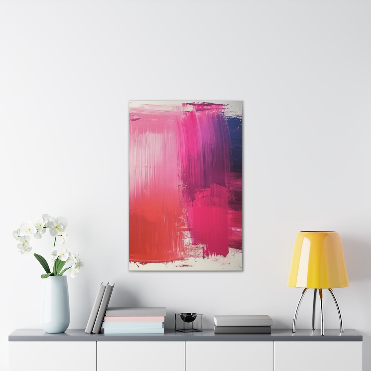 In The Pink: A Symphony of Sophistication Canvas Print