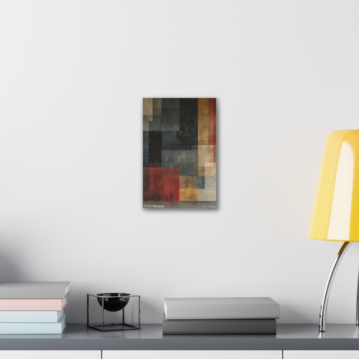 Primary Elegance: A Symphony of Sophistication Canvas Print