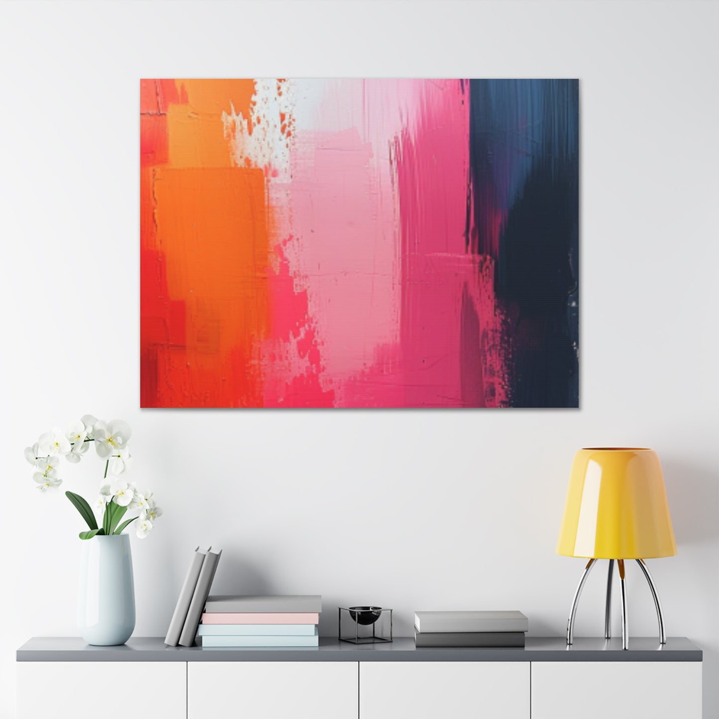 In The Pink: A Symphony of Sophistication Canvas Print