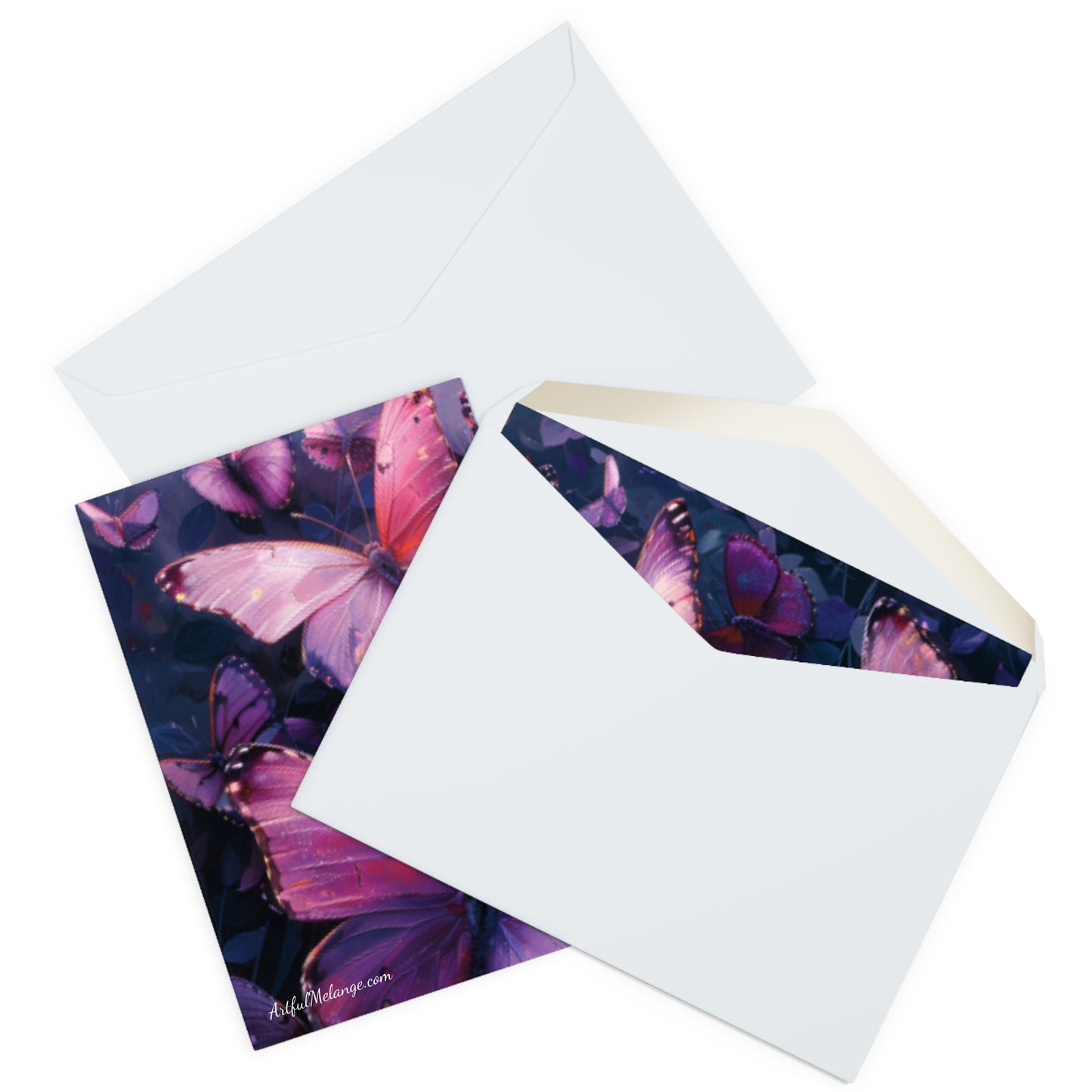 Wings of Wonder: Butterfly Note Card Collection (5 Pack)