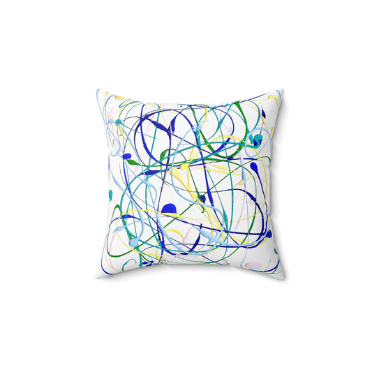 Artistic Abstractions: Abstract Acrylic Art Pillows Collection