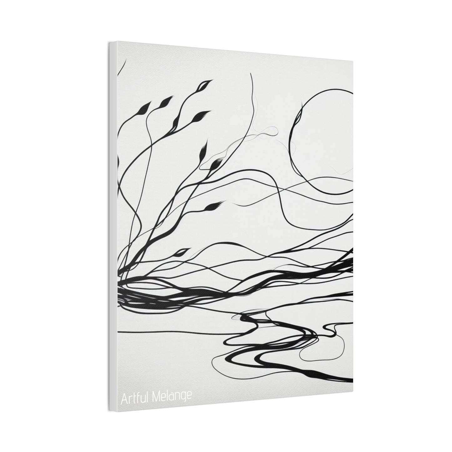 Primary Elegance: A Symphony of Sophistication Canvas Print