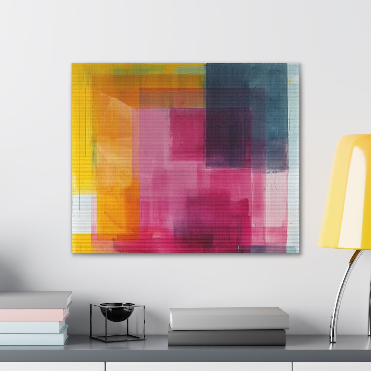 Primary Elegance: A Symphony of Sophistication Canvas Print