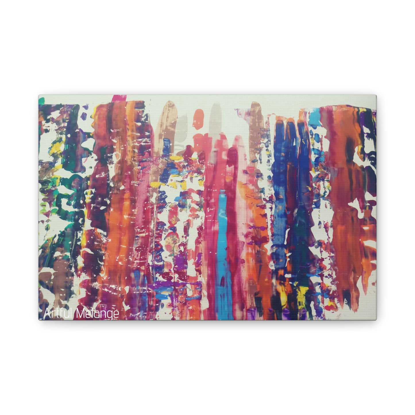 Primary Elegance: A Symphony of Sophistication Canvas Print