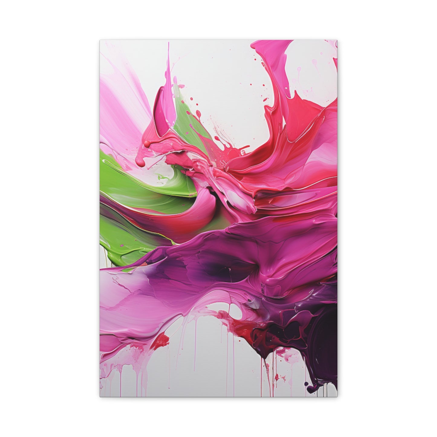 Acrylic Abstract Canvas Print - Richly Textured Artistry