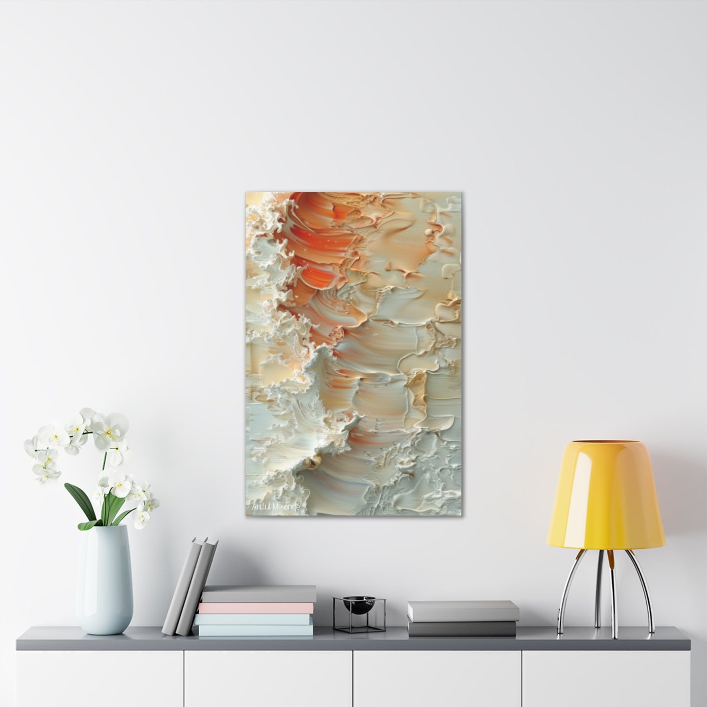 Primary Elegance: A Symphony of Sophistication Canvas Print