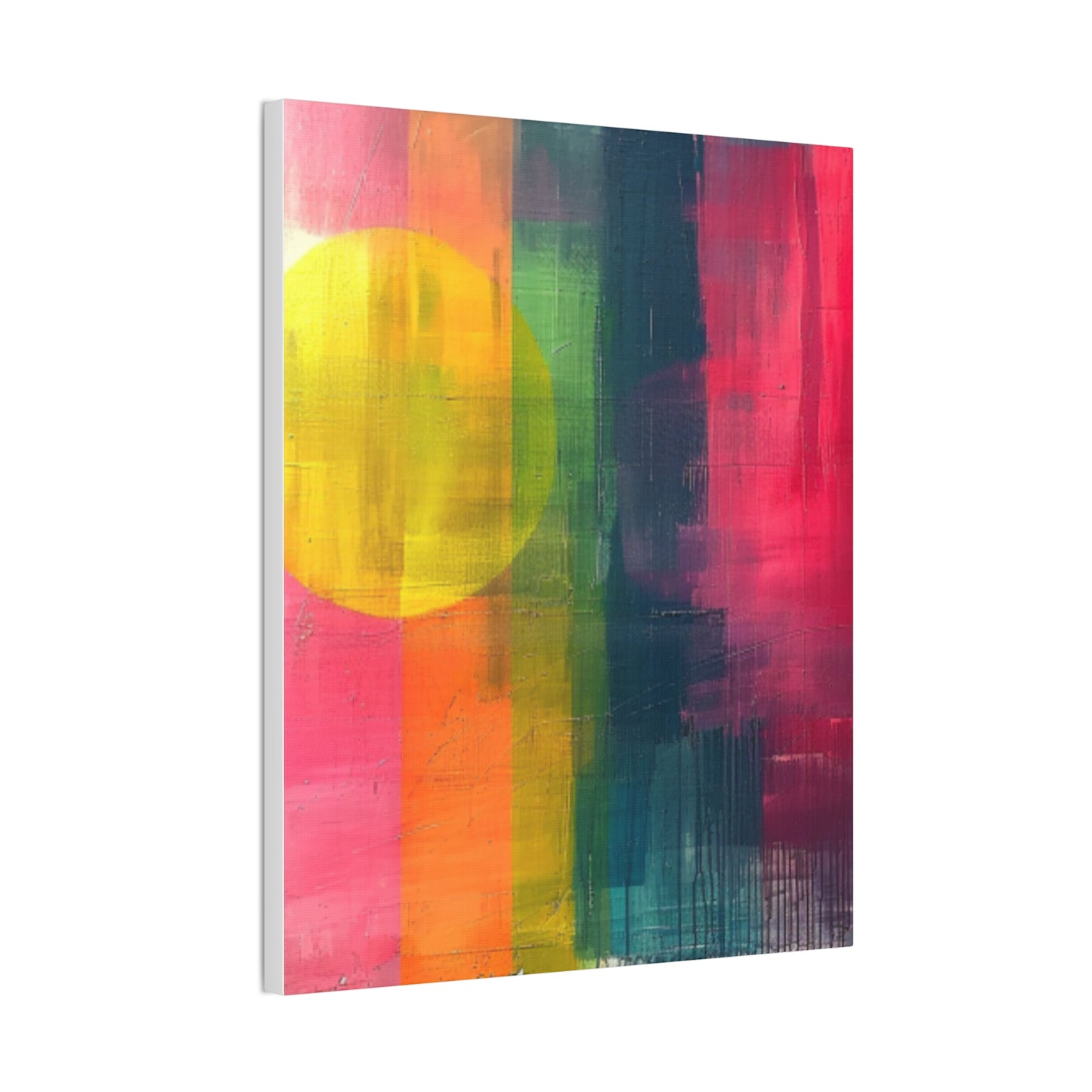 Primary Elegance: A Symphony of Sophistication Canvas Print