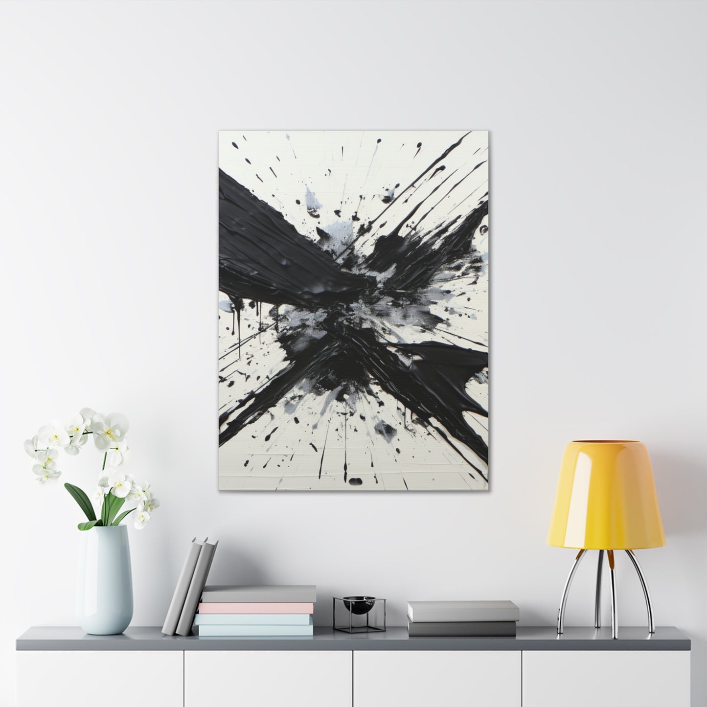 Acrylic Abstract Canvas Print - Richly Textured Artistry