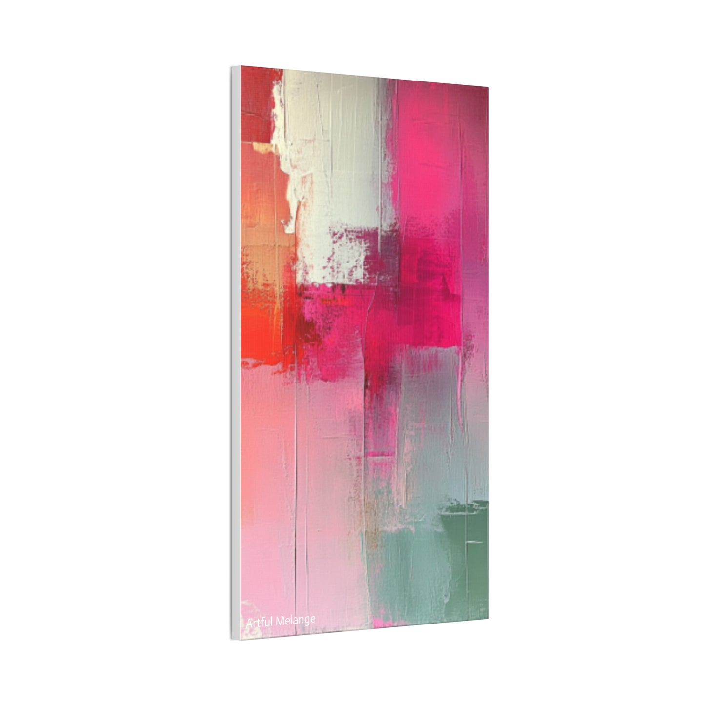 Acrylic Abstract Canvas Print - Richly Textured Artistry