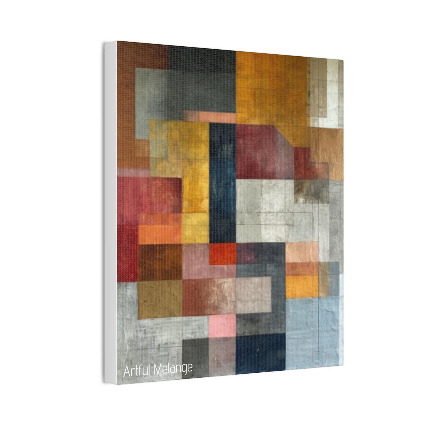 Primary Elegance: A Symphony of Sophistication Canvas Print