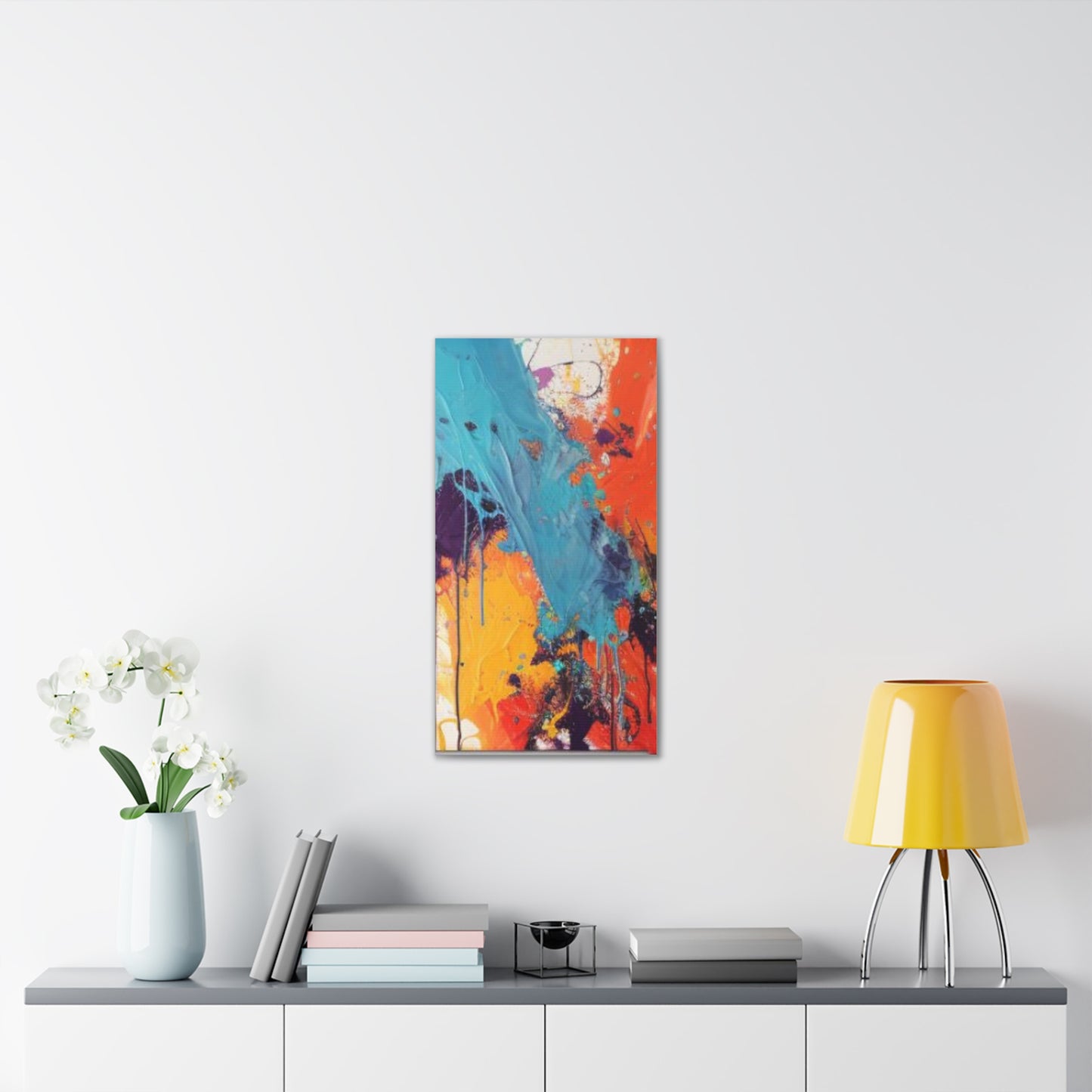 Primary Elegance: A Symphony of Sophistication Canvas Print