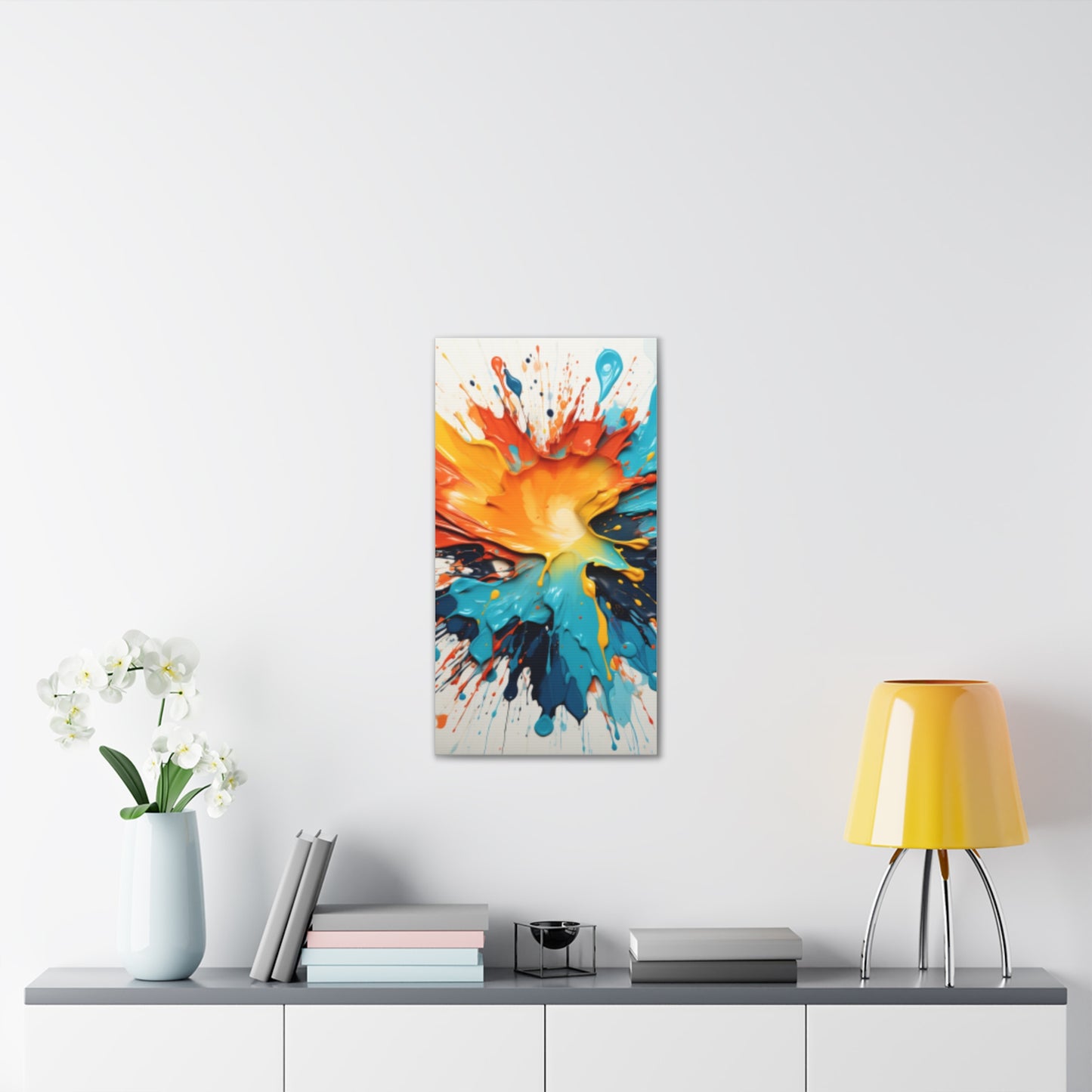 Primary Elegance: A Symphony of Sophistication Canvas Print