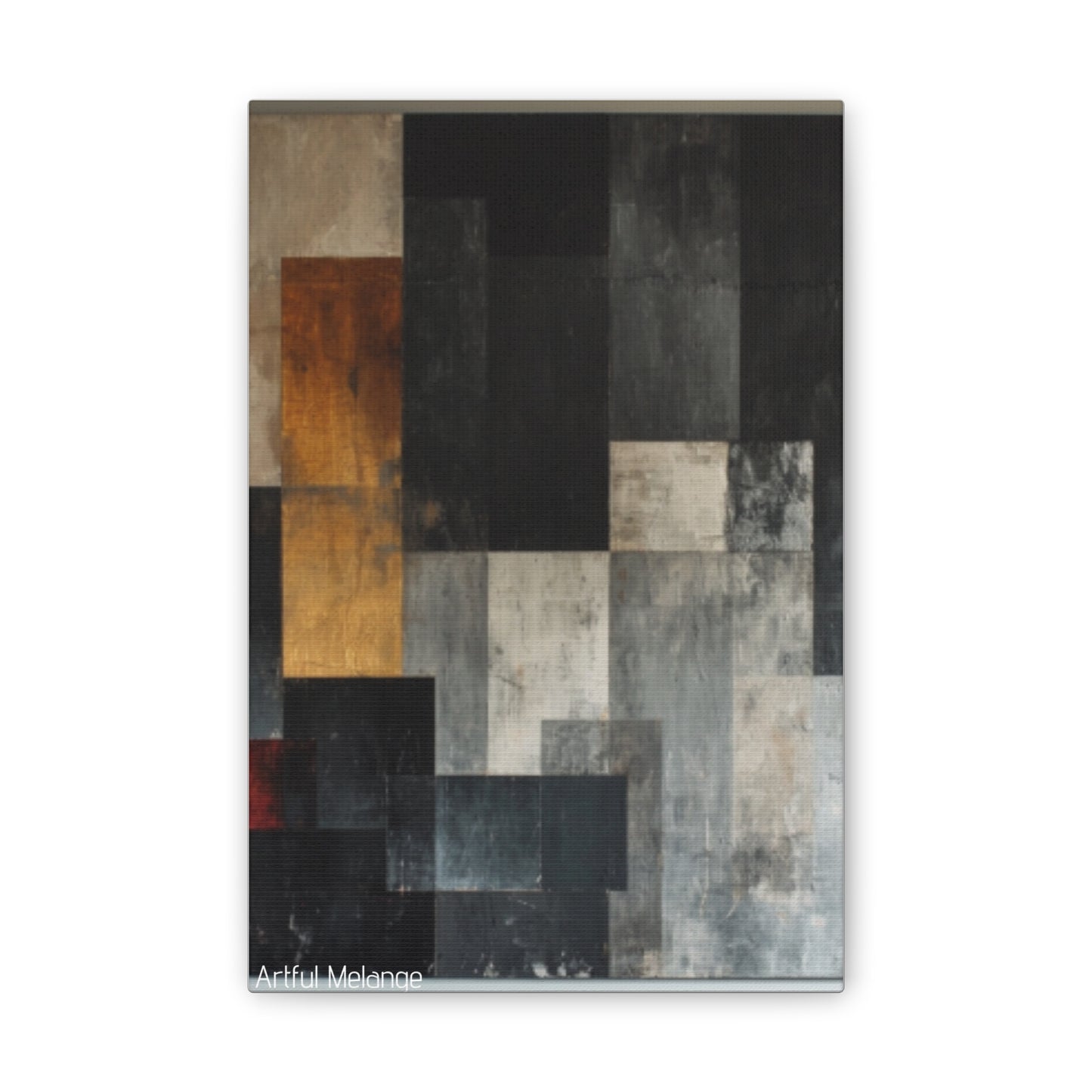 Primary Elegance: A Symphony of Sophistication Canvas Print