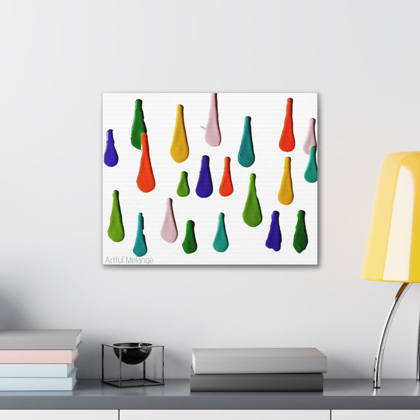 Primary Elegance: A Symphony of Sophistication Canvas Print