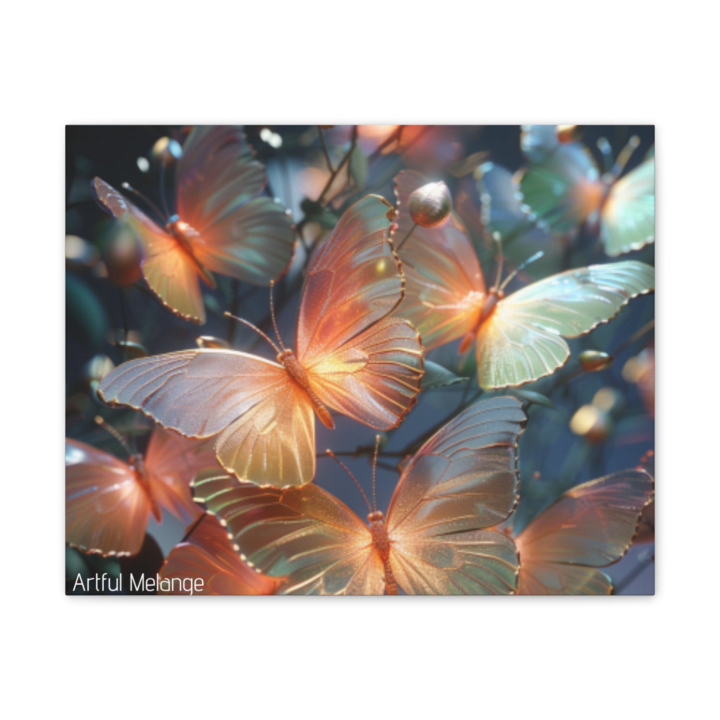 Fluttering Dreams: Butterfly Canvas Print Collection