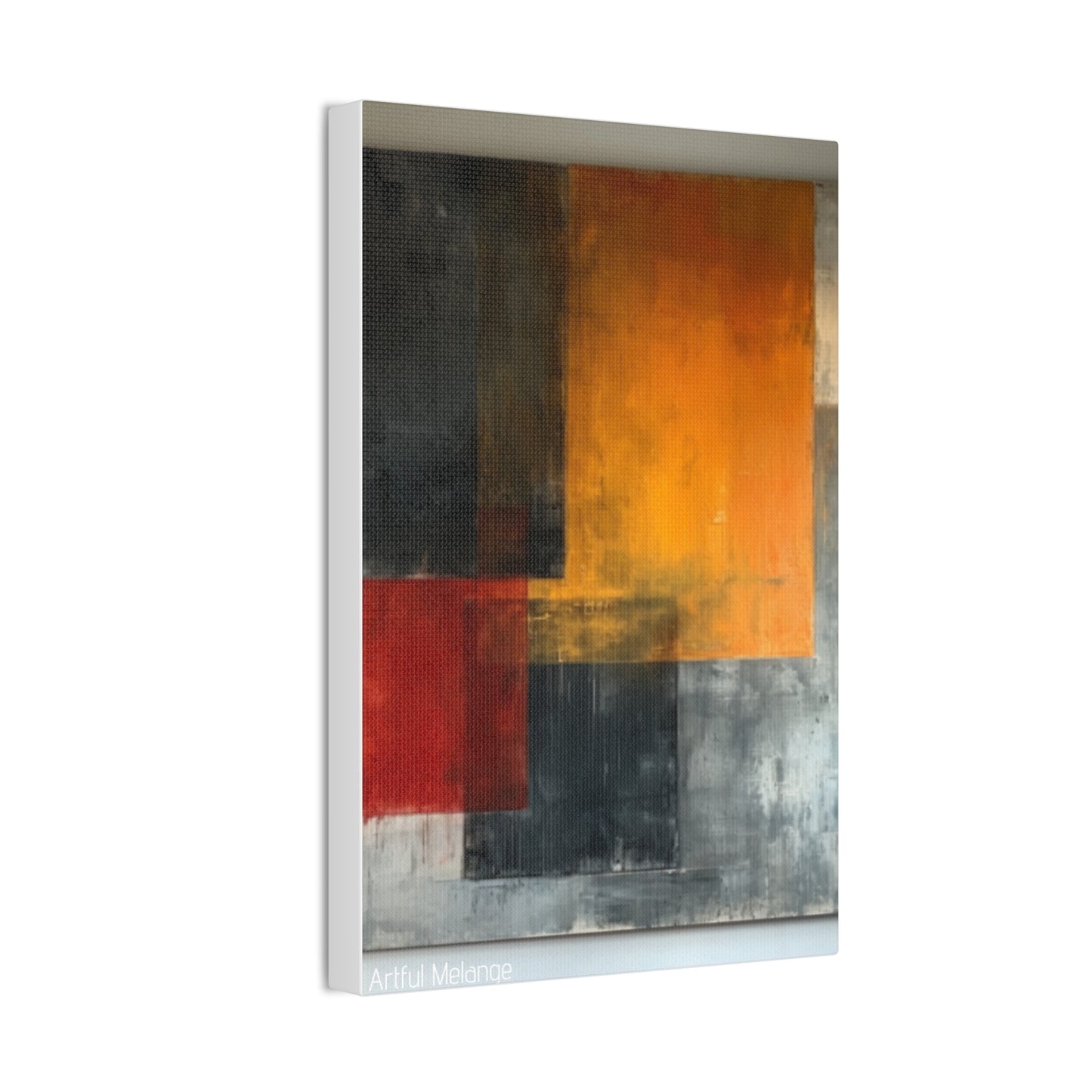 Primary Elegance: A Symphony of Sophistication Canvas Print