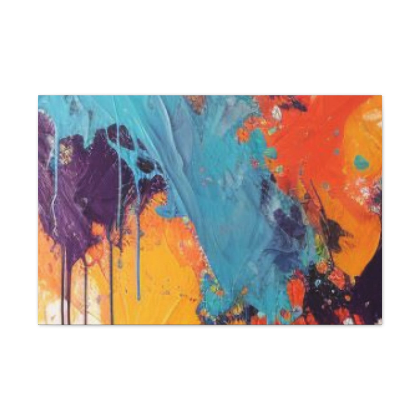 Primary Elegance: A Symphony of Sophistication Canvas Print