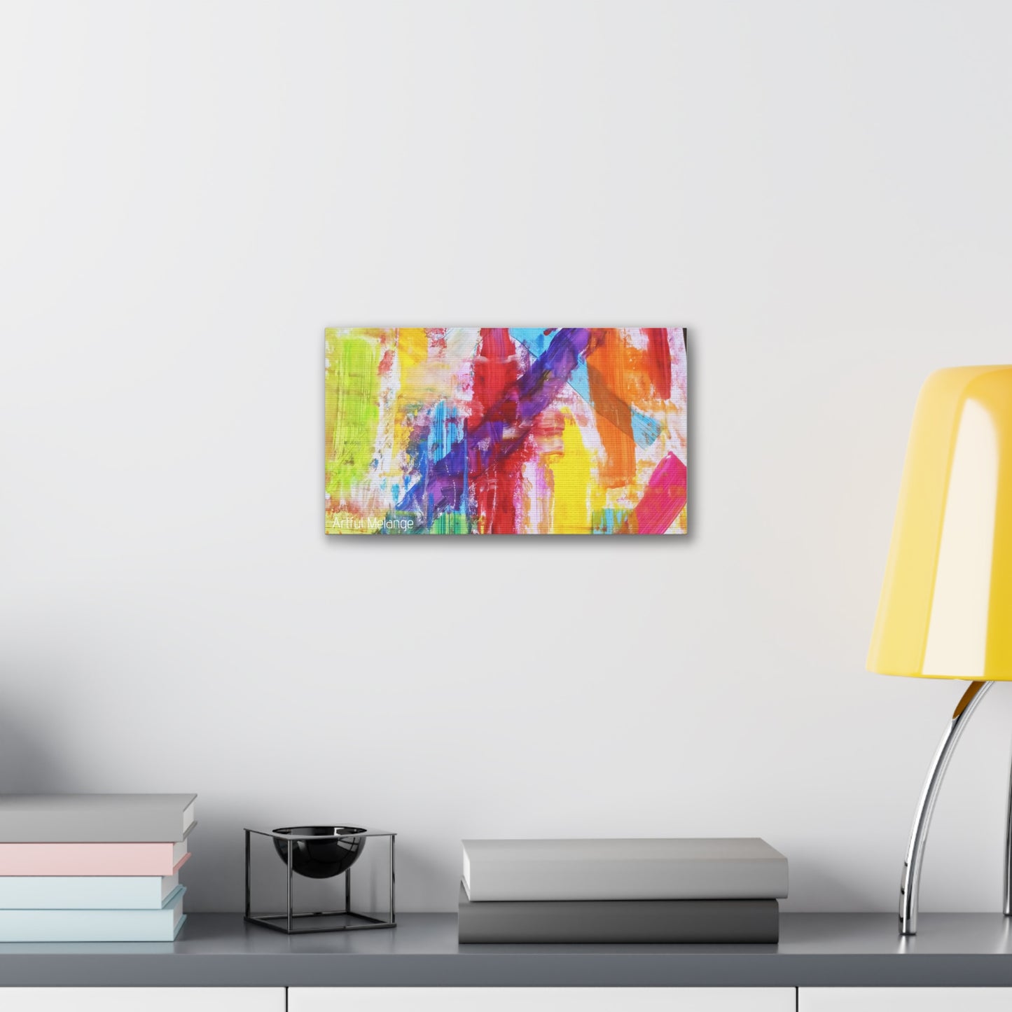 Primary Elegance: A Symphony of Sophistication Canvas Print