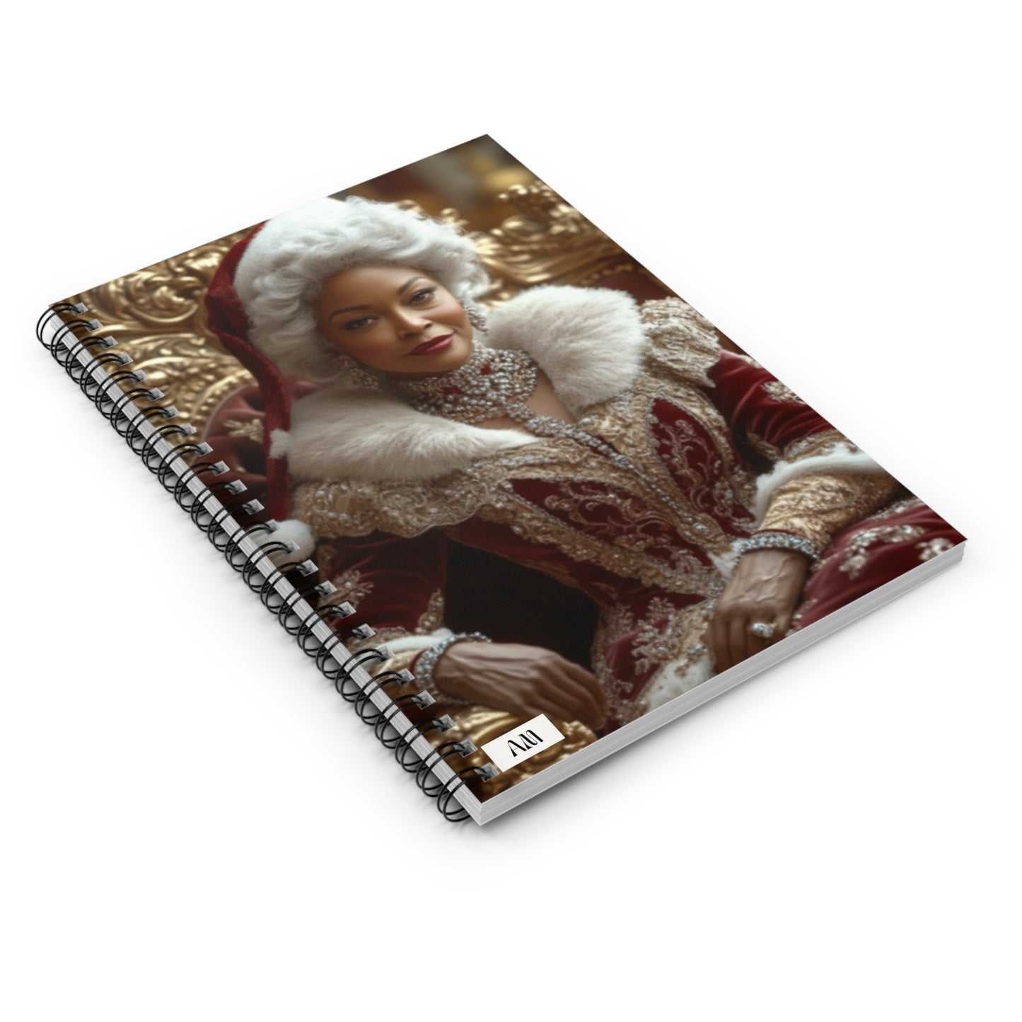 Majestic African American Claus Spiral Journal Collection ( Queen Claus 5)