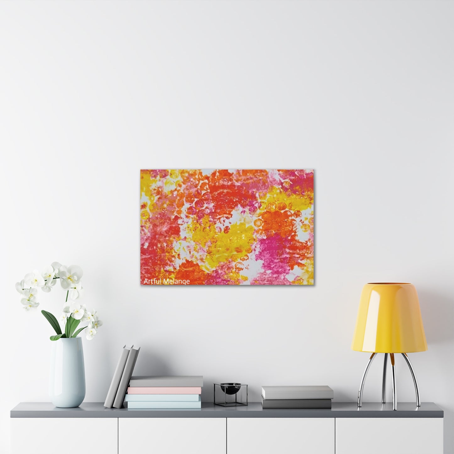 Acrylic Abstract Canvas Print - Richly Textured Artistry