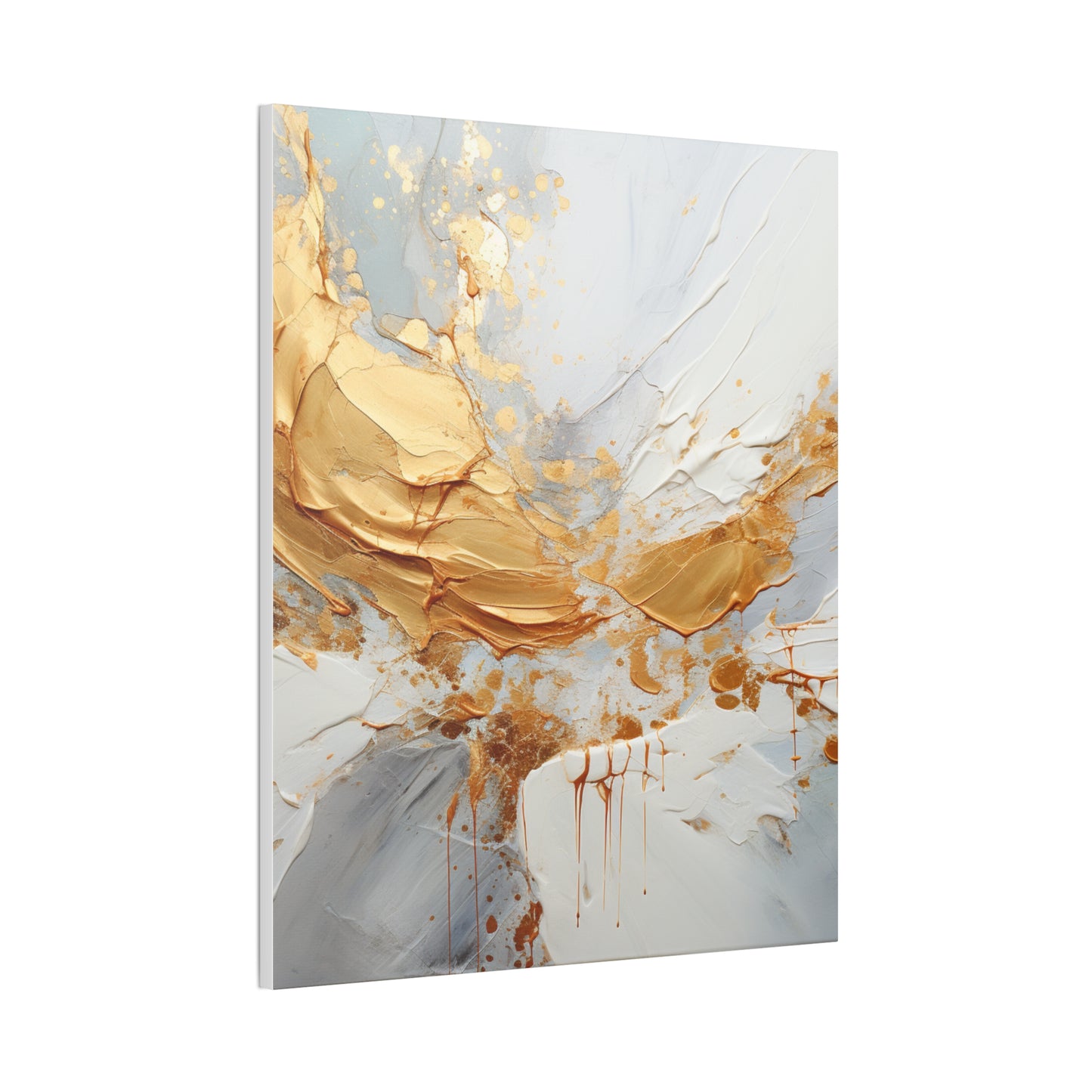 Acrylic Abstract Canvas Print - Richly Textured Artistry