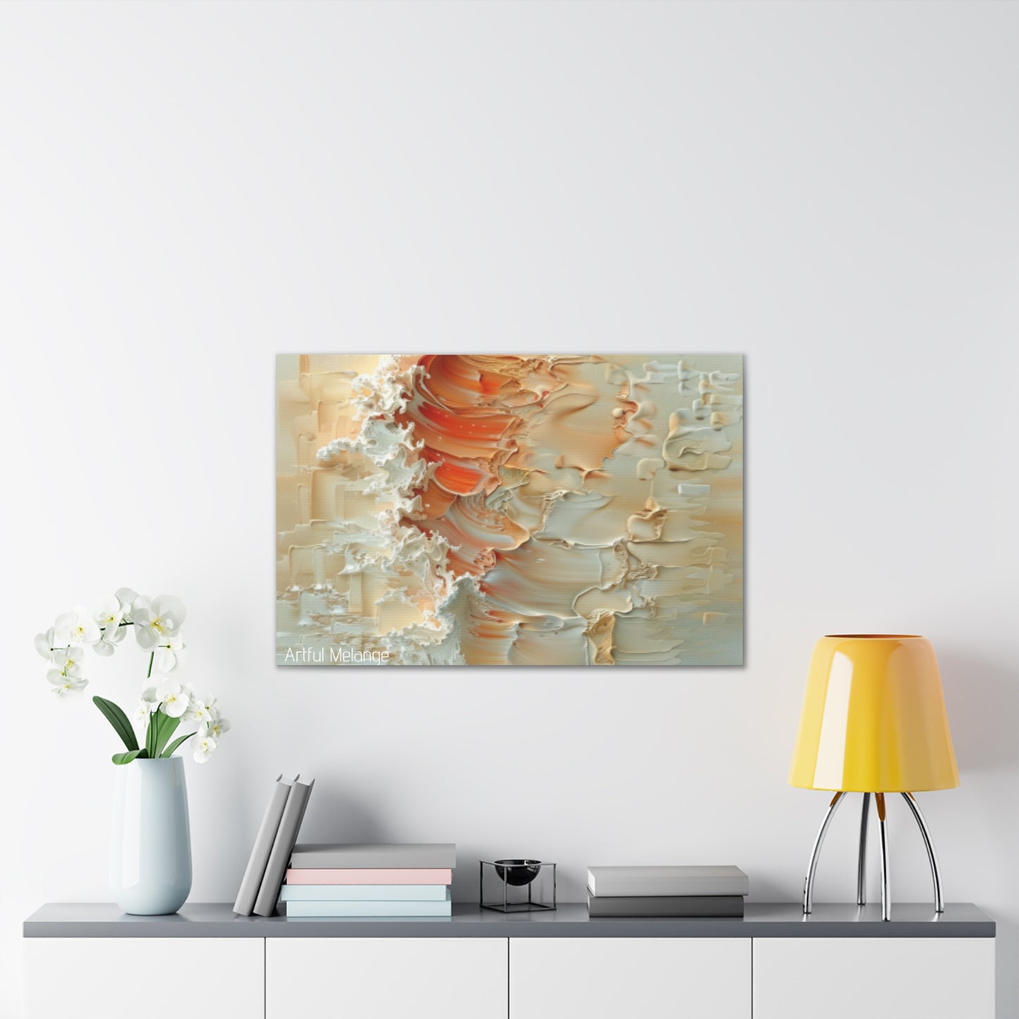 Primary Elegance: A Symphony of Sophistication Canvas Print