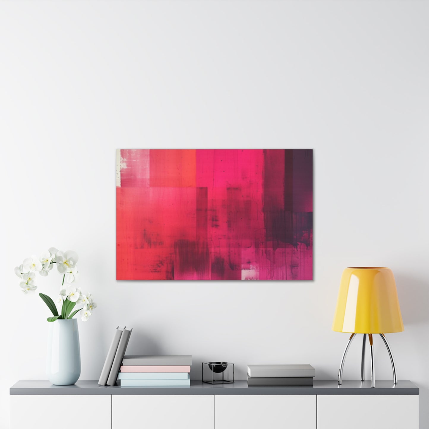 In The Pink: A Symphony of Sophistication Canvas Print