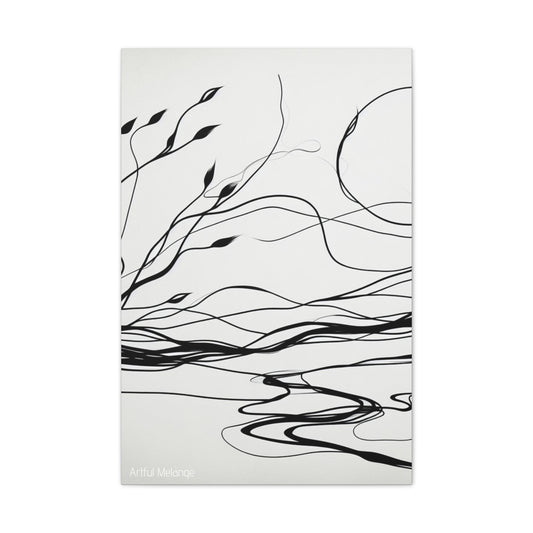 Primary Elegance: A Symphony of Sophistication Canvas Print