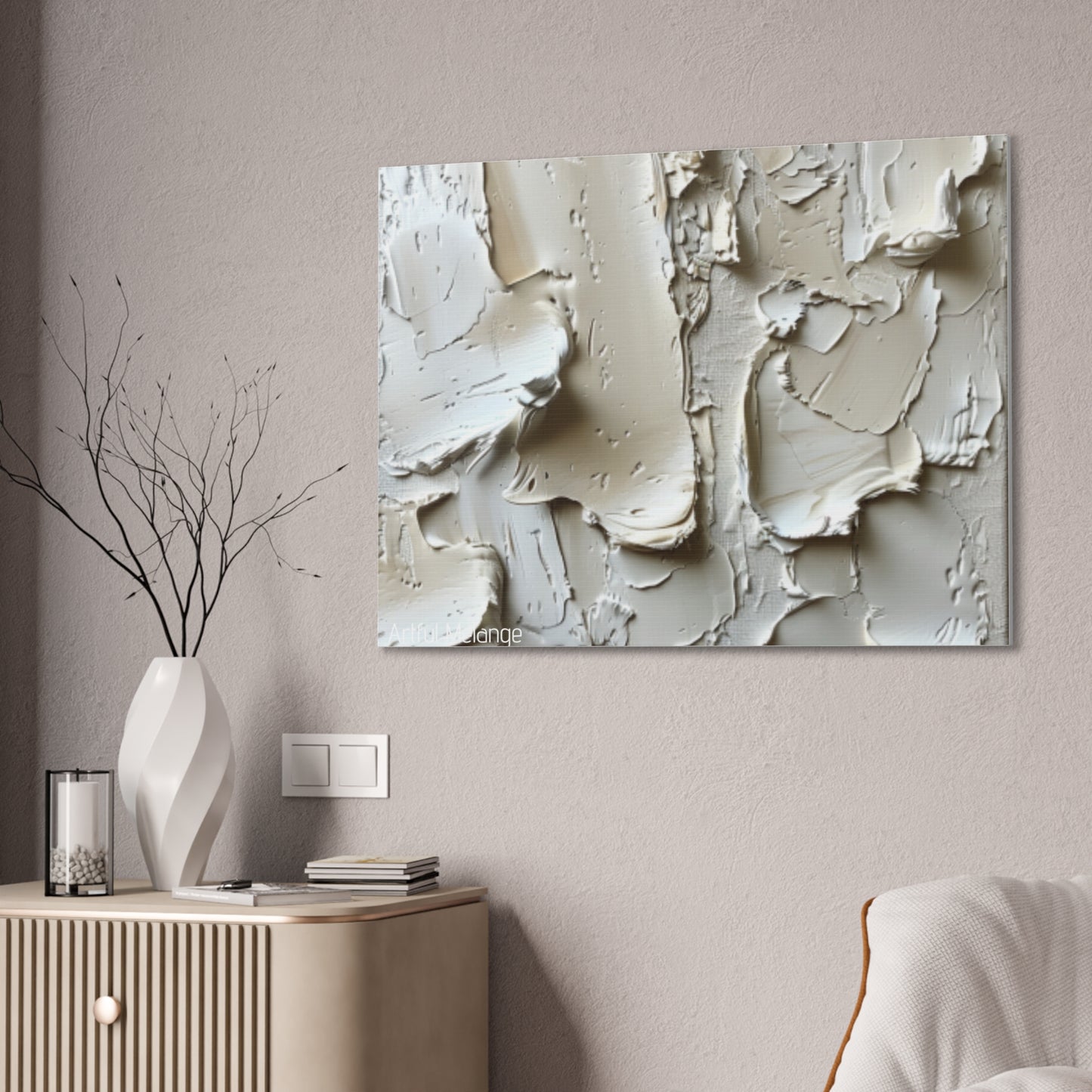 Primary Elegance: A Symphony of Sophistication Canvas Print