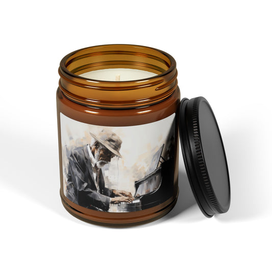 Harmony and Soul Scented Black Excellence Soy Candle 1