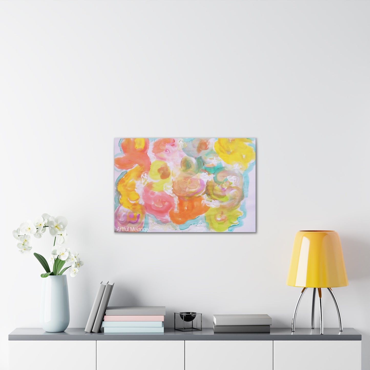 Primary Elegance: A Symphony of Sophistication Canvas Print