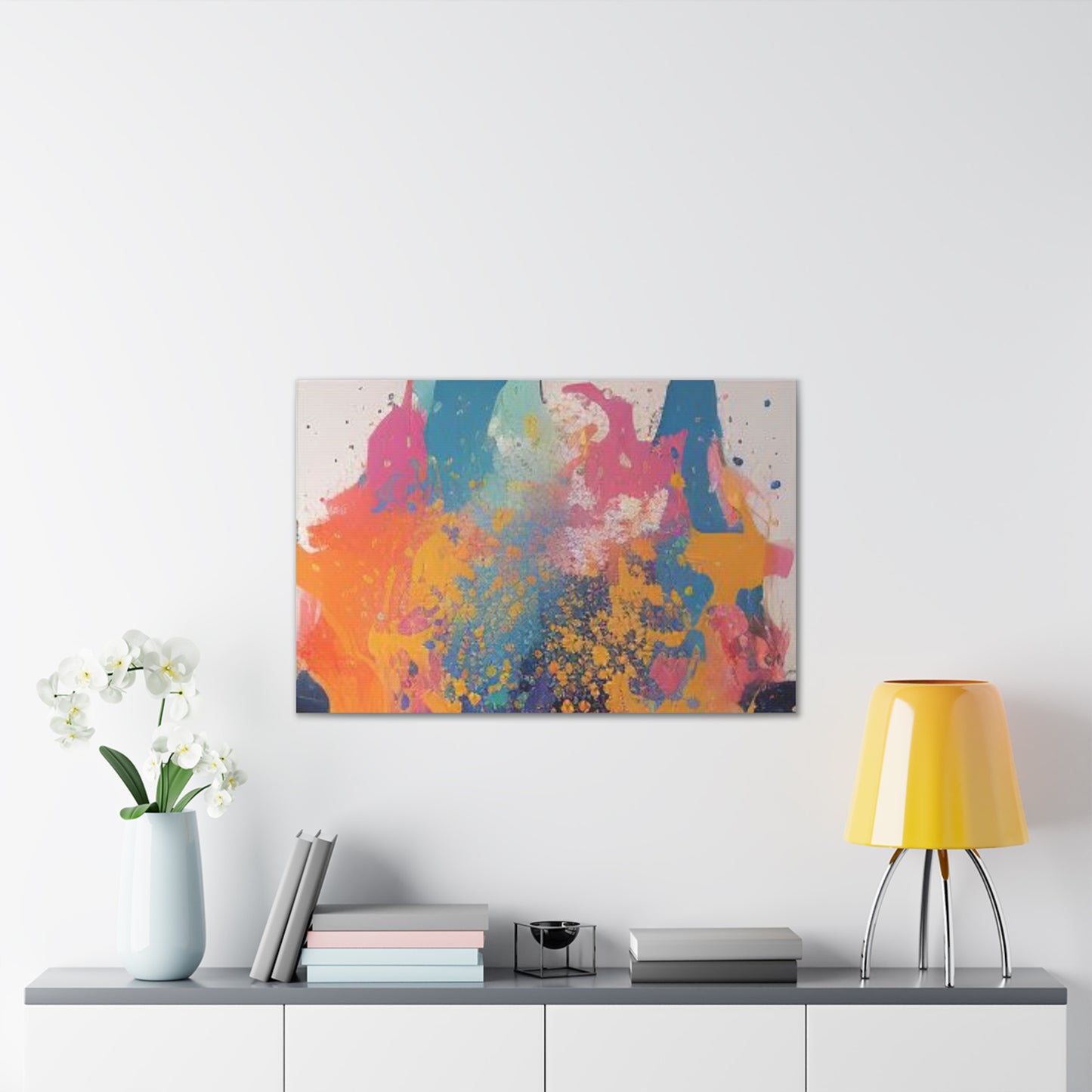 Primary Elegance: A Symphony of Sophistication Canvas Print