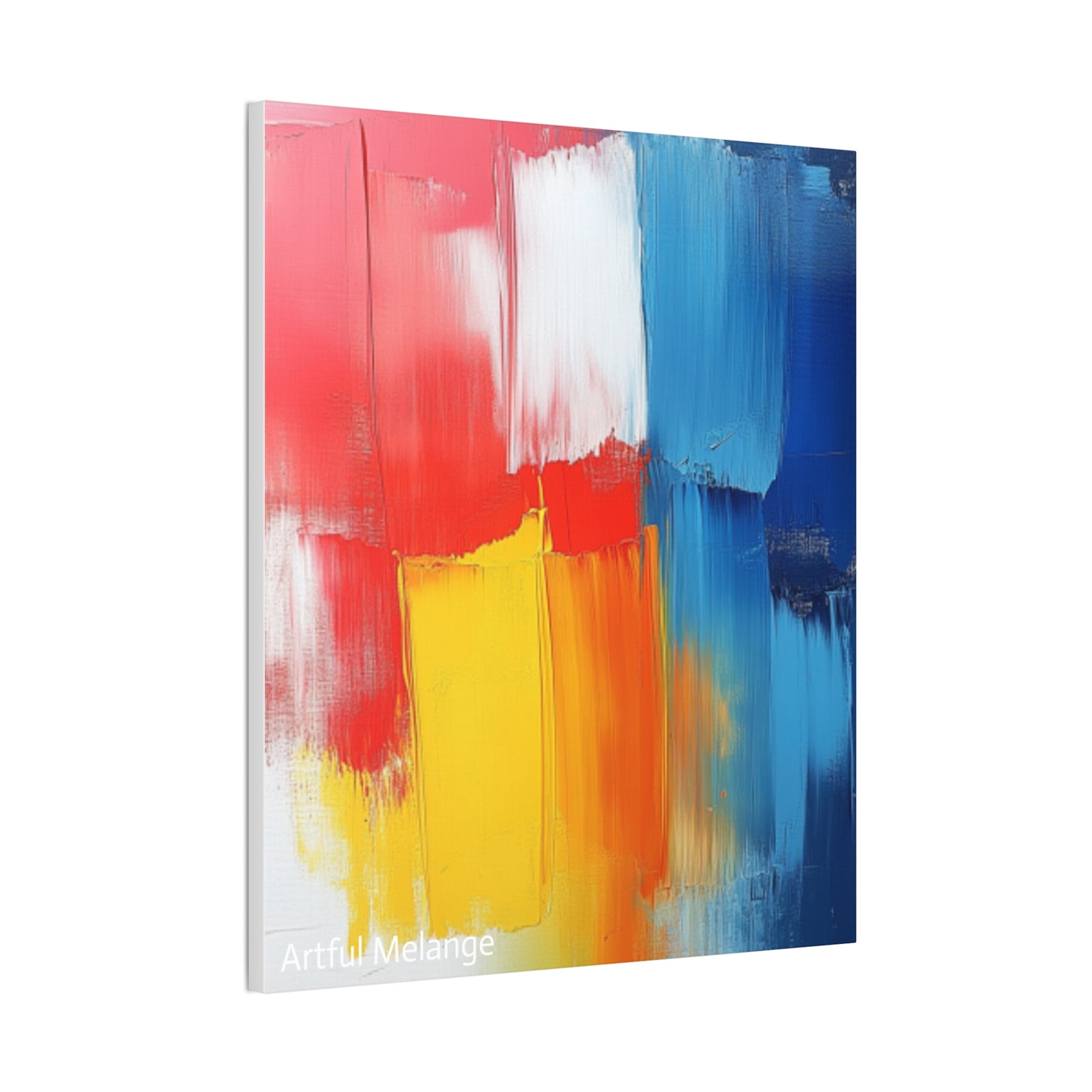 Acrylic Abstract Canvas Print - Richly Textured Artistry