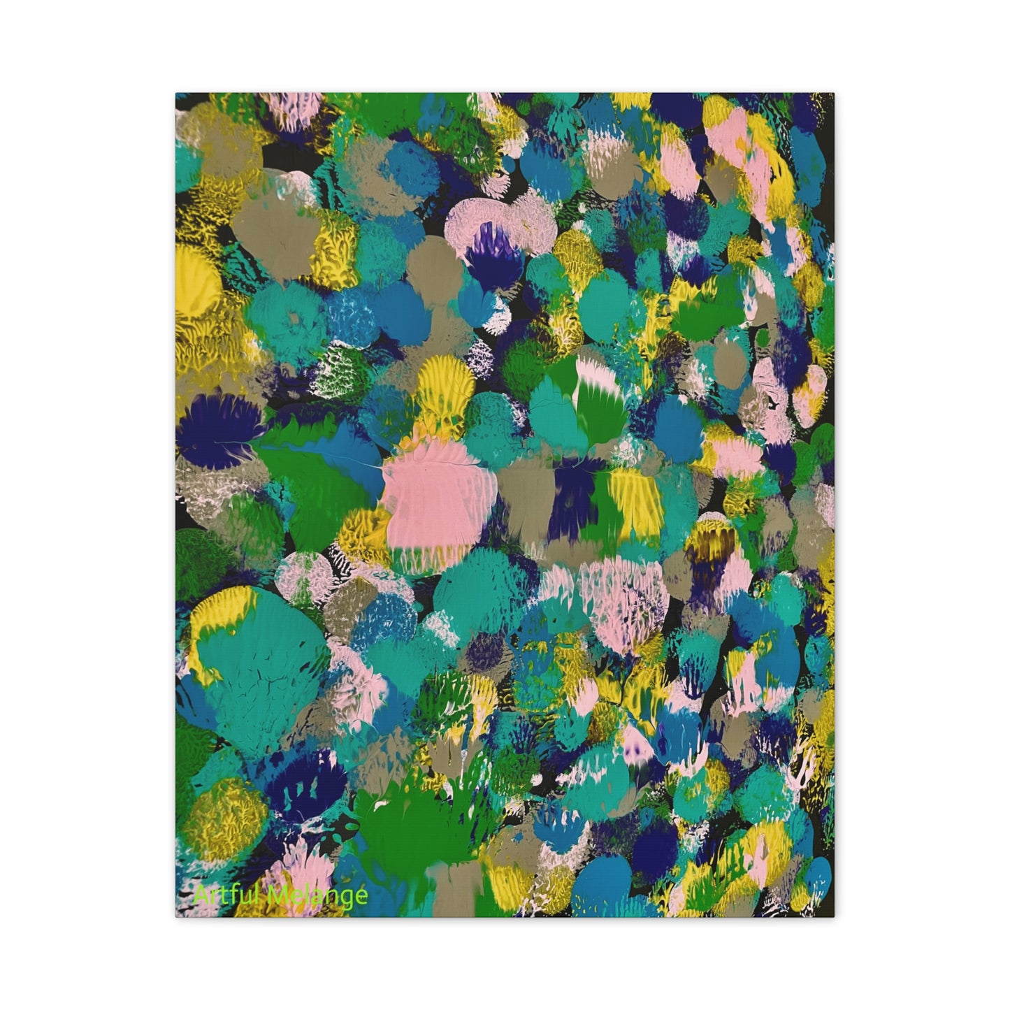 Acrylic Abstract Canvas Print - Richly Textured Artistry