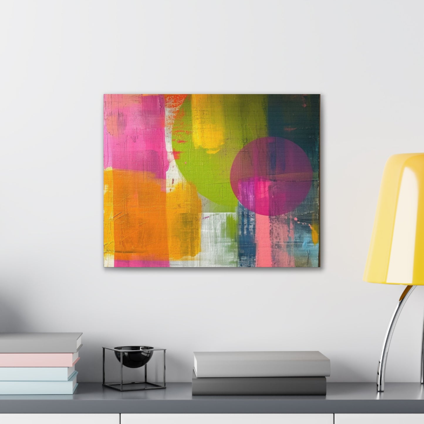 Primary Elegance: A Symphony of Sophistication Canvas Print