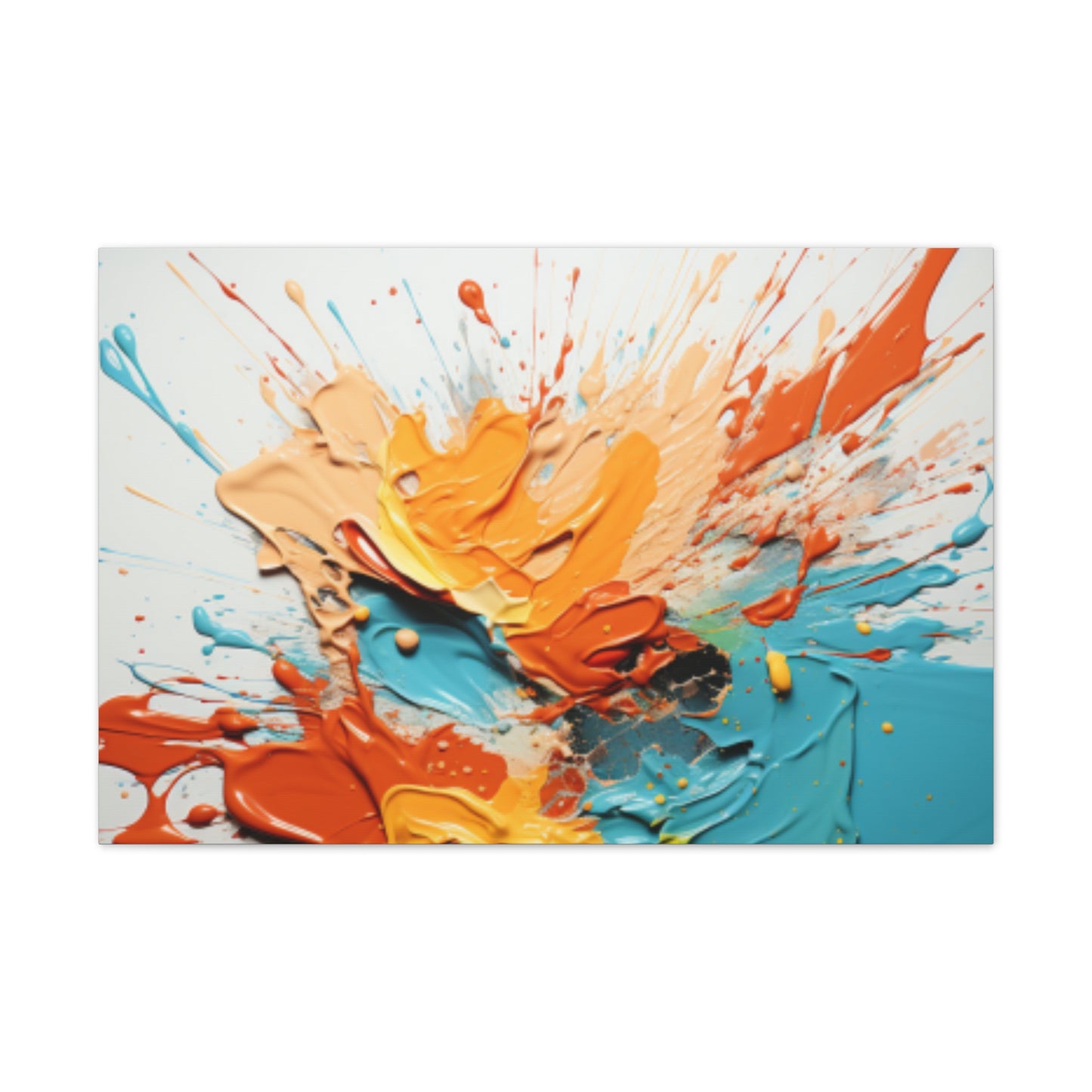 Primary Elegance: A Symphony of Sophistication Canvas Print