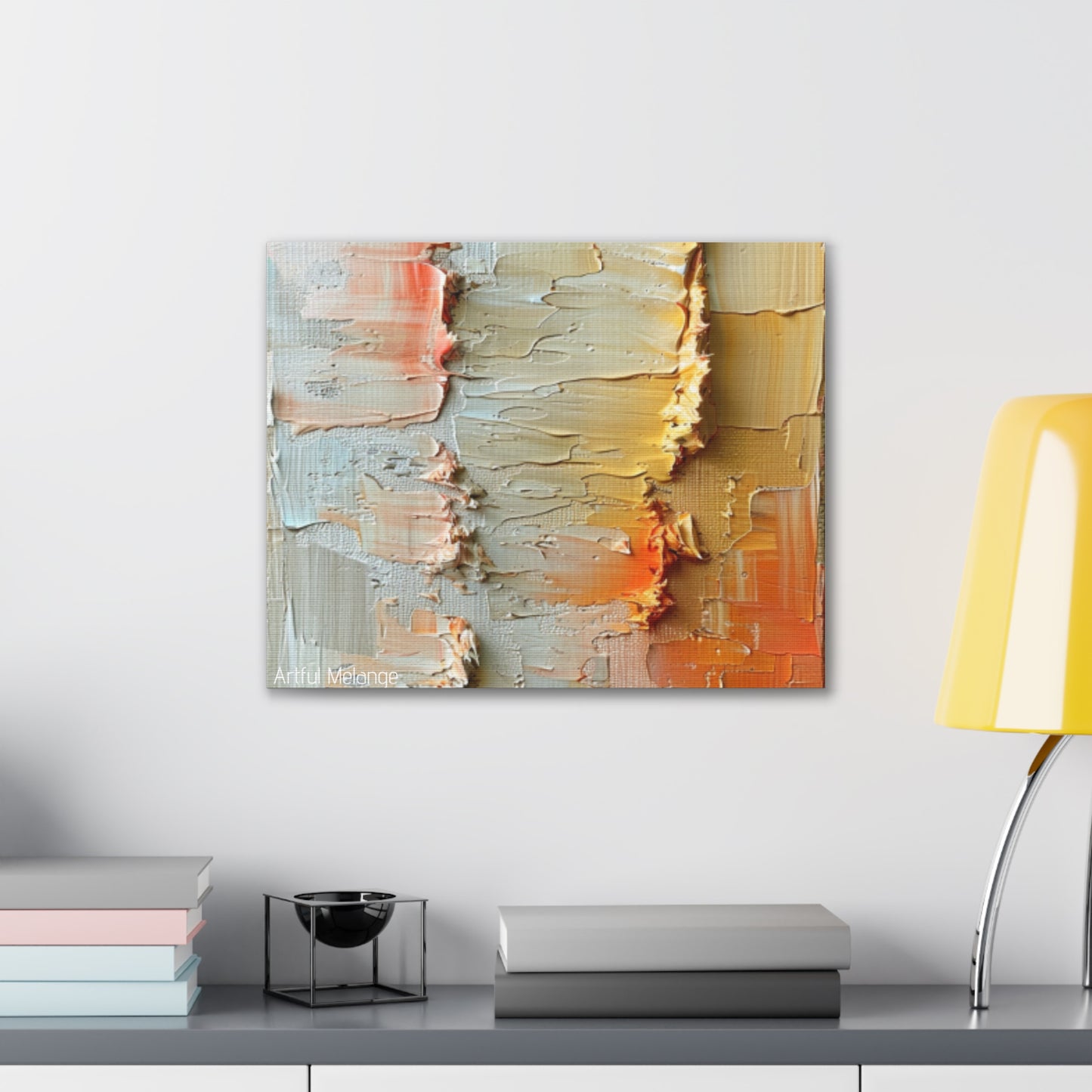 Primary Elegance: A Symphony of Sophistication Canvas Print