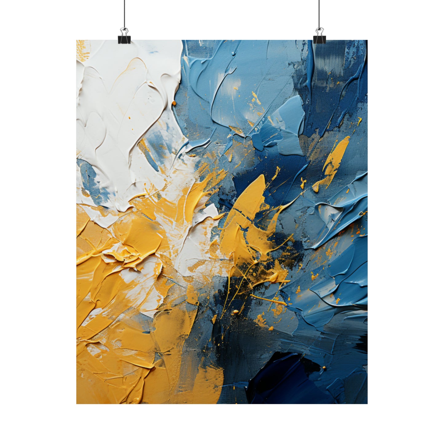 Radiant Harmony Matte Vertical Canvas Poster