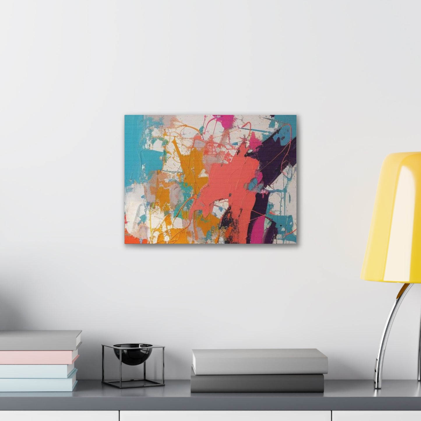 Primary Elegance: A Symphony of Sophistication Canvas Print