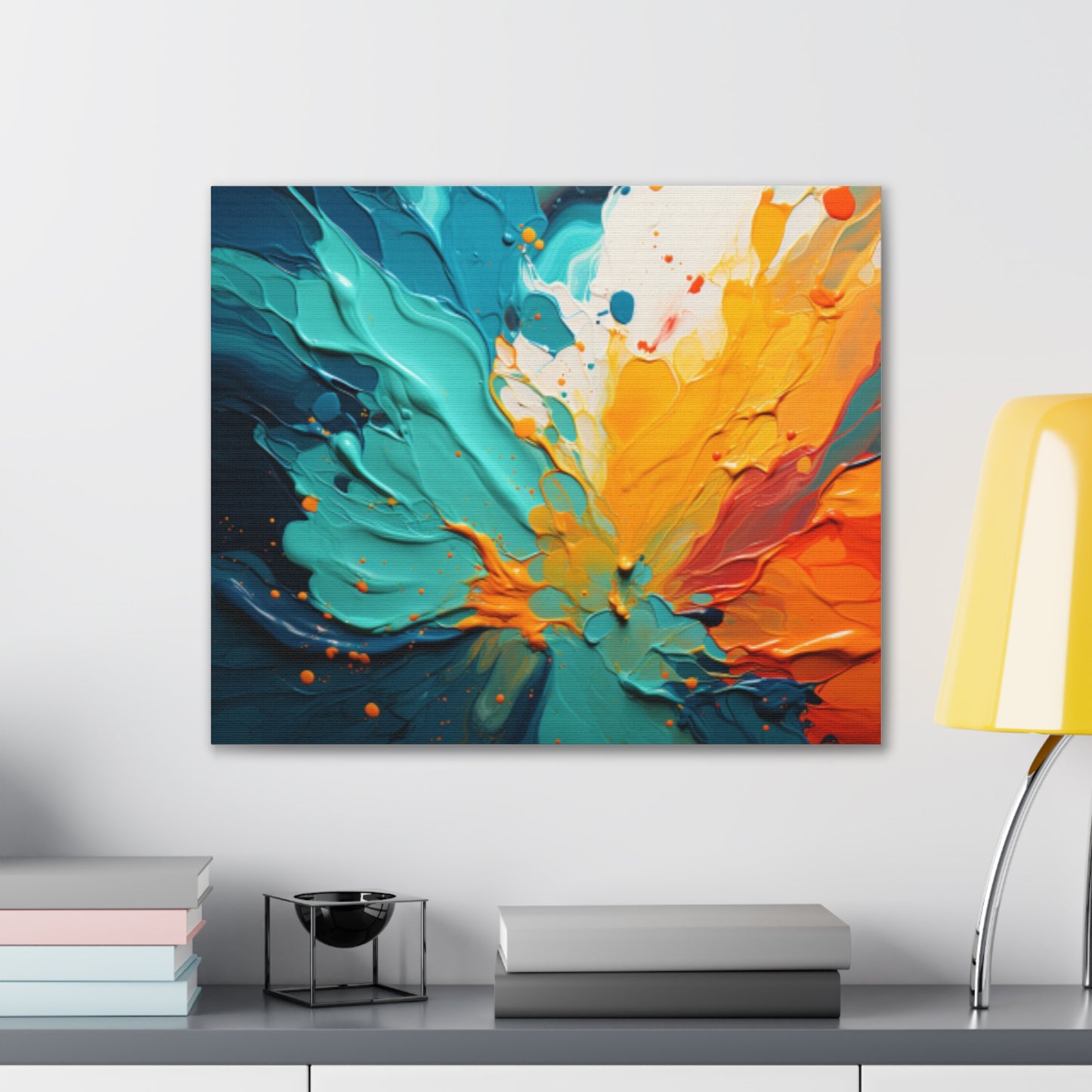 Primary Elegance: A Symphony of Sophistication Canvas Print